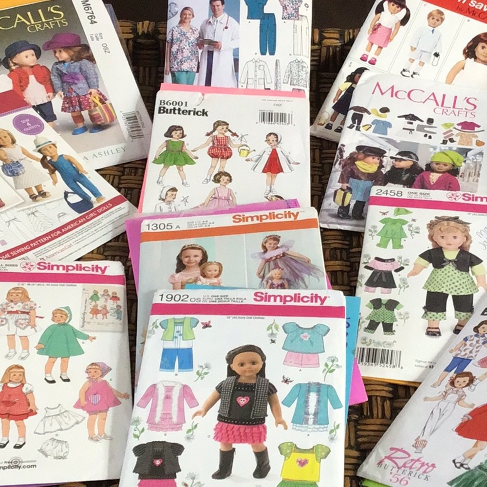 Doll patterns lot559